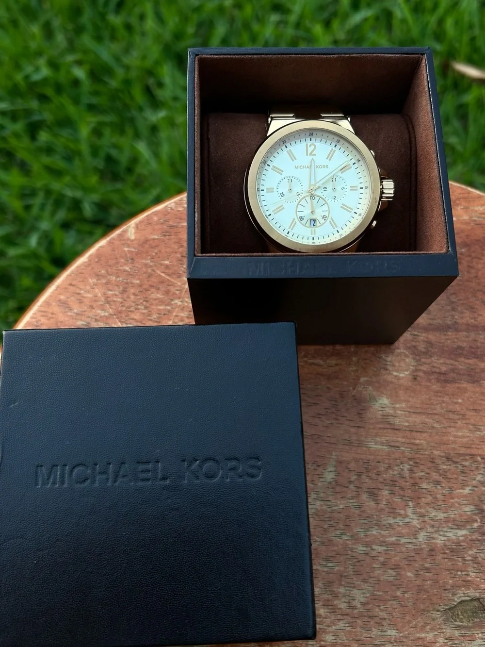 Michael Kors MK8278 Gold Chronograph Watch